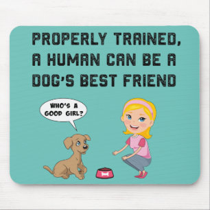 Dogs best friend beverage mouse pad