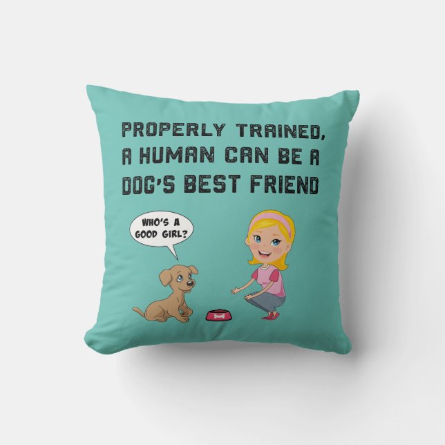 Dogs best friend cushion (Front)
