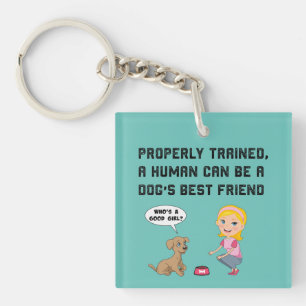 Dogs best friend key ring