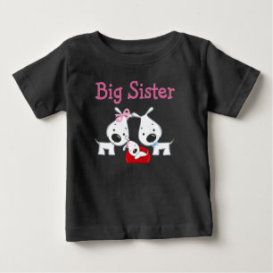 Dogs Big Sister Baby T-Shirt