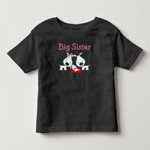Dogs Big Sister Toddler T-Shirt