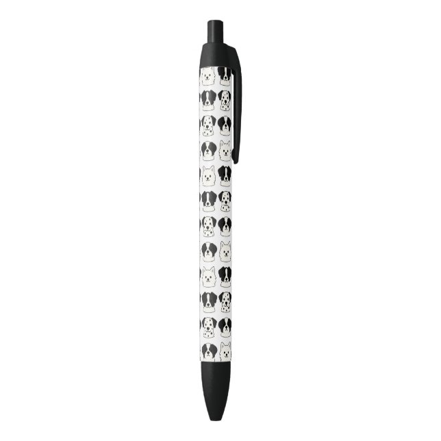 Dogs Black Ink Pen (Bottom (Vertical))
