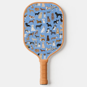 Dogs Blue Pickleball Paddle