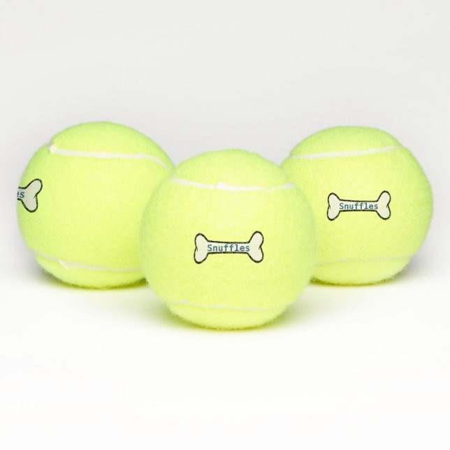 Dogs Bone Tennis Balls (Multi)