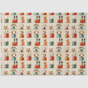 Dogs book club tissue paper