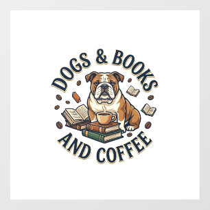Dogs Books Coffee Bulldog Stack Cup_1