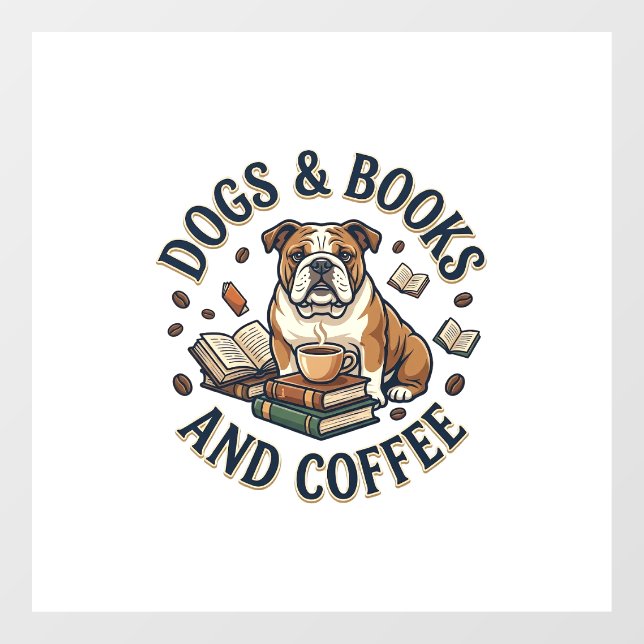 Dogs Books Coffee Bulldog Stack Cup_1 (Sheet)