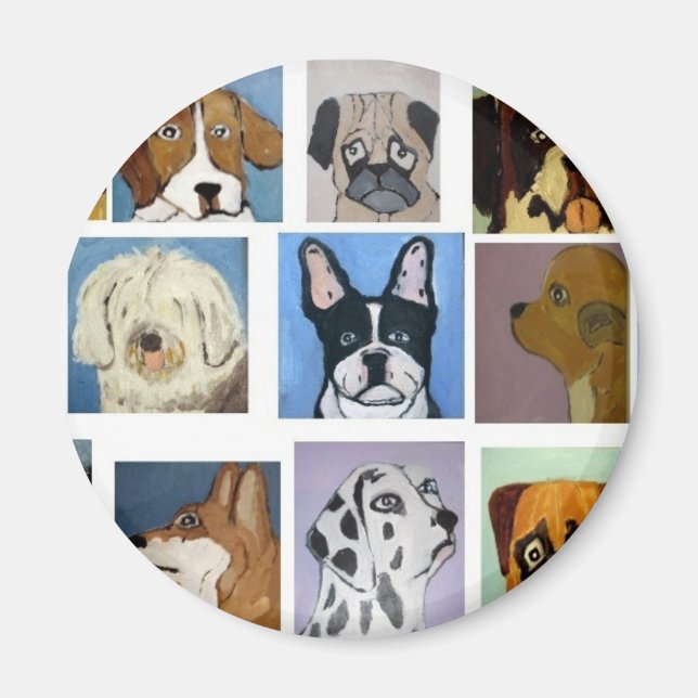 dogs by eric ginsburg magnet (Front)