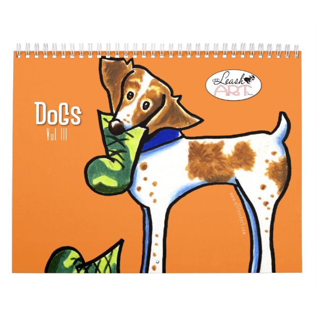 Dogs by Off-Leash Art Vol 3 Calendar (Cover)