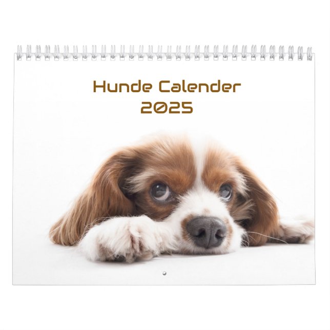Dogs Calender 2025 Calendar (Cover)