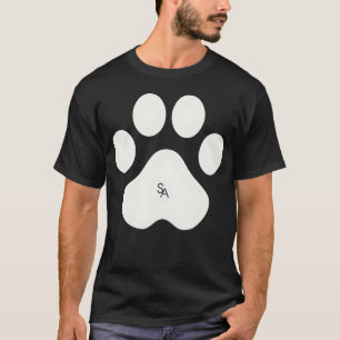 Dogs Cats ANIMALS PAWS FUNNY PRINT funny T-Shirt