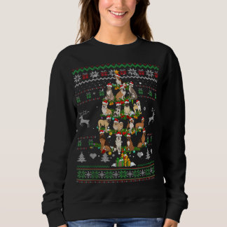 Dogs Christmas Tree Funny Dog Lover Ugly Sweater X