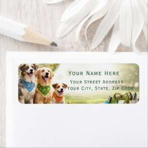 Dogs Custom Return Address
