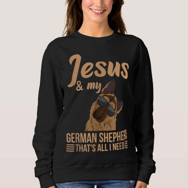 Dogs Design for a German Shepherd Owner Sweatshirt (Front)