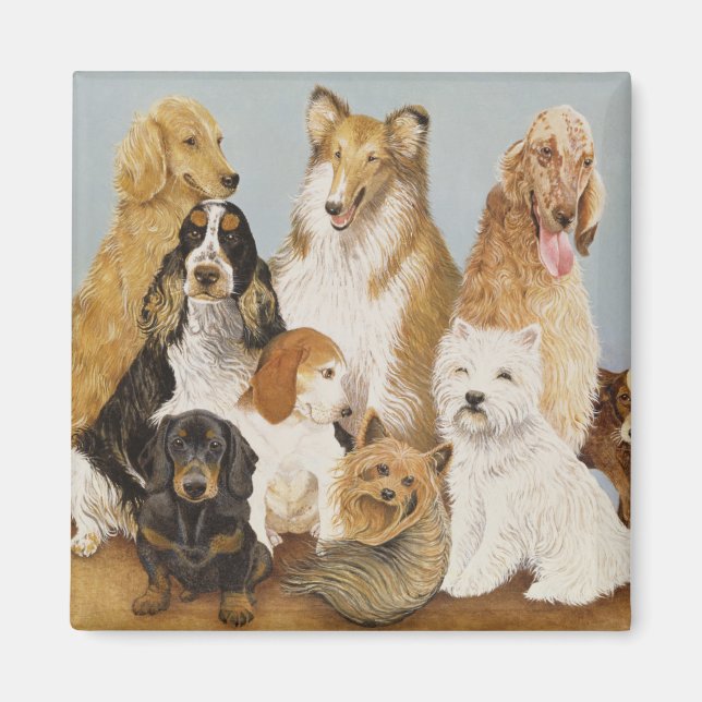 Dogs' Dinner Magnet (Front)