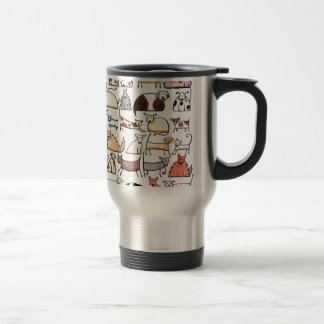 dogs dogs travel mug