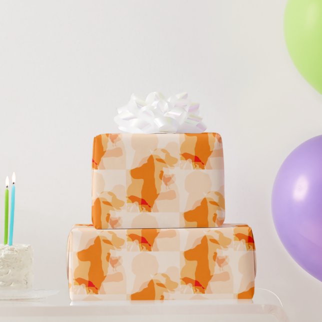 Dogs Everywhere  Wrapping Paper (Party Gifts)