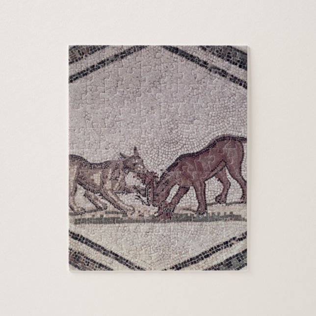 Dogs Fighting for a Bird, Roman, 2nd-3rd century ( Jigsaw Puzzle (Vertical)