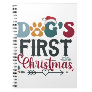 Dog's First Christmas Notebook