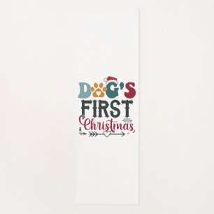 Dog's First Christmas Yoga Mat
