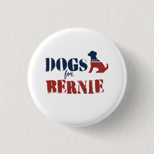 Dogs for Bernie 3 Cm Round Badge