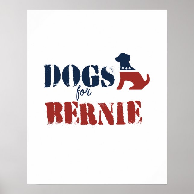 Dogs for Bernie Poster (Front)