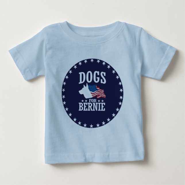 DOGS FOR BERNIE SANDERS BABY T-Shirt (Front)
