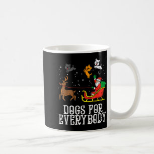Dogs For Everybody Santa Funny Christmas Xmas Coffee Mug