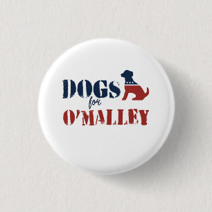 Dogs for O'Malley 3 Cm Round Badge