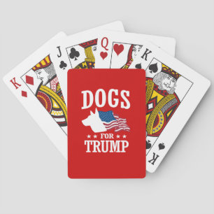 DOGS FOR TRUMP PLAYING CARDS