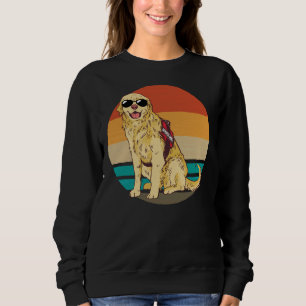 Dogs Golden Retriever Retro Dog Vintage Sweatshirt