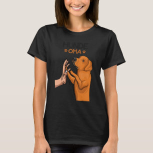 Dogs Grandma Rhodesian Ridgeback Female T-Shirt