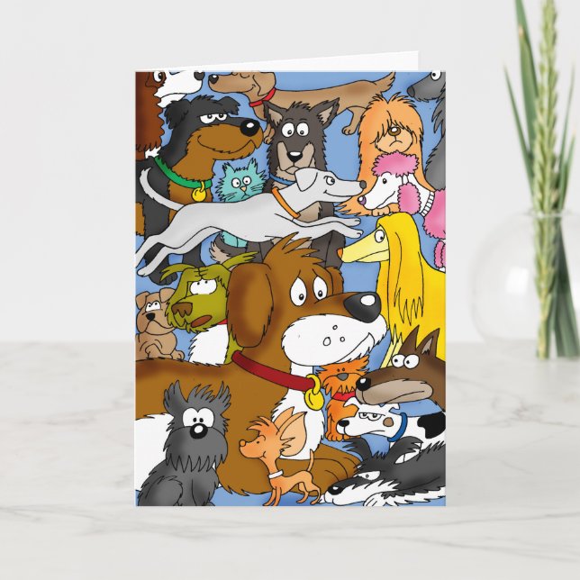 Dogs Greeting Card (Front)