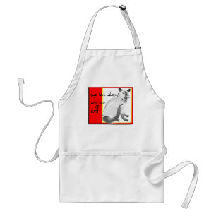 Dogs have owners Cats have staff Standard Apron