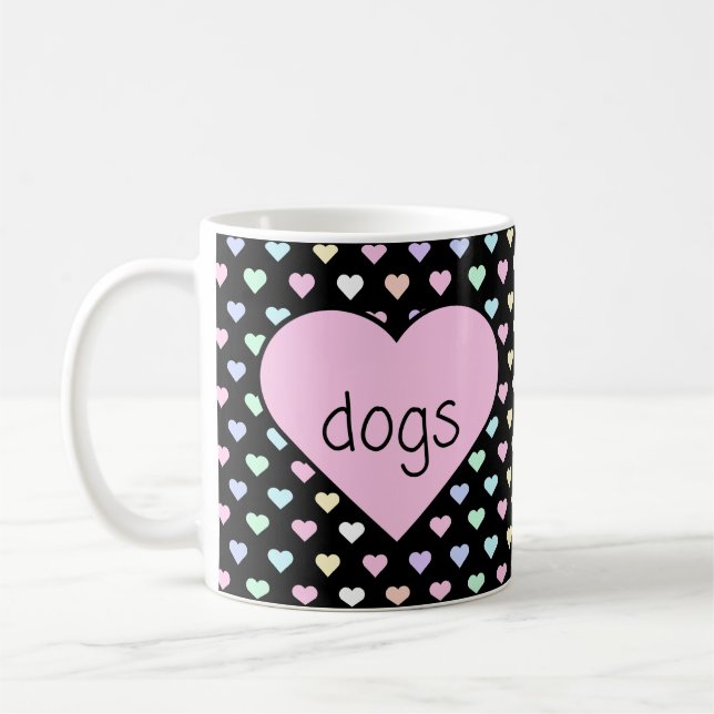 Dogs Hearts Mug (Left)