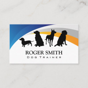 Dogs Icon   Animal Training Business Card