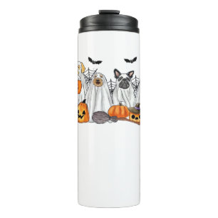 Dogs in Ghost Costumes Halloween Classic T-Shirt Thermal Tumbler