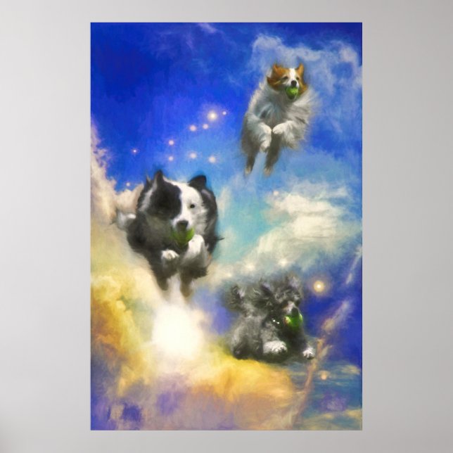 DOGS IN HEAVEN "BALL PATROL" POSTER (Front)