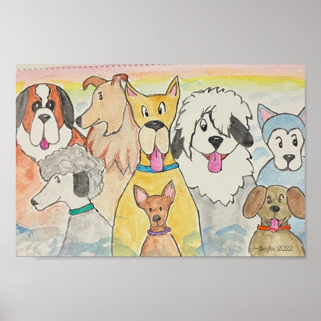 Dogs In Heaven Poster (Front)