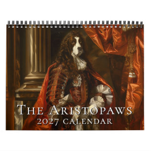 Dogs in Historical Costumes 2026 Wall Calendar