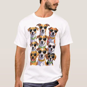 Dogs in sunglasses Paws Hydrated T-Shirt