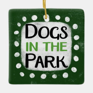 Dogs In The Park Ornament