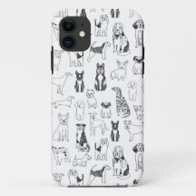 Dogs Iphone 11 case - dog phone case, dog design