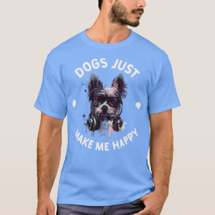 Dogs Just Make Me Happy T-Shirt