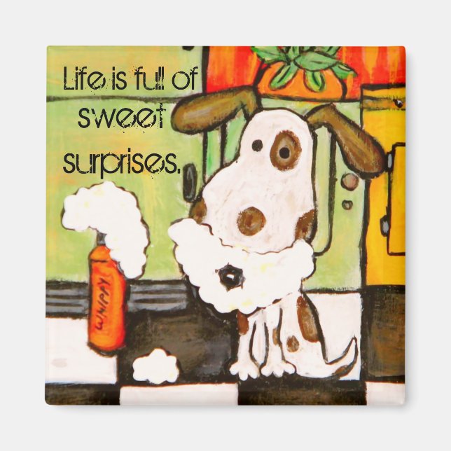 Dog's Life Magnet (Front)