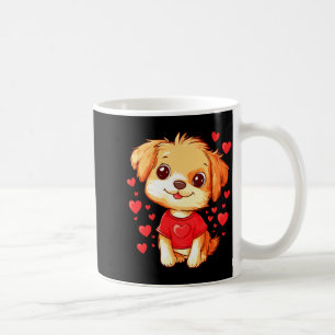 Dogs Lover Heart Girls Puppy Valentine S Day Women Coffee Mug