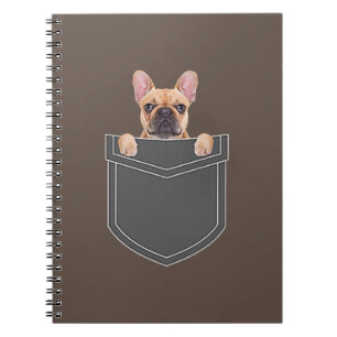 Dogs Lovers   French Bulldog In My Pocket Apparel Notebook
