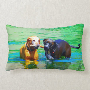 Dogs Lumbar Cushion
