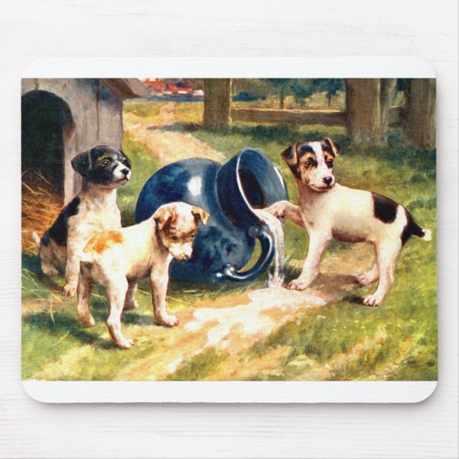 Dogs Mouse Pad (Front)