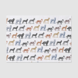 Dogs Of All Kinds Tissue Paper